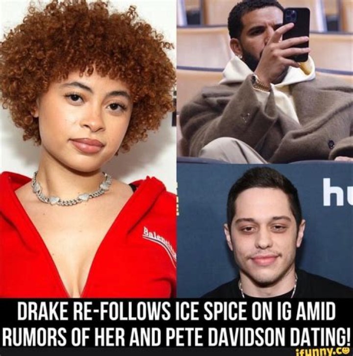 Drake Re-Follows Ice Spice On Instagram After Pete Davidson Rumors