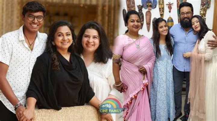 Raadhika Sarathkumar's Extended Family: Unveiling Her Siblings